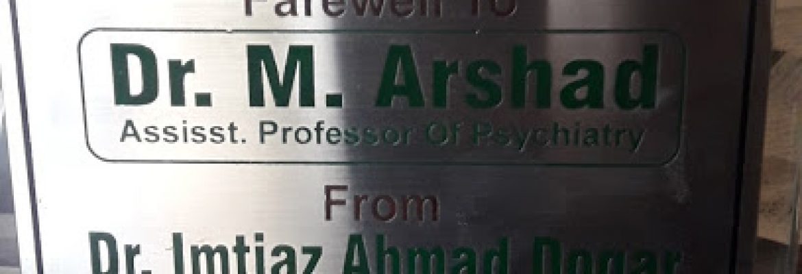 Dr. Muhammad Arshad’ Clinic Psychiatrist