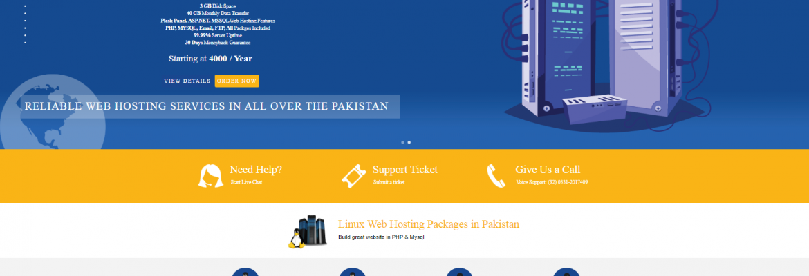 Web Hosting In Pakistan