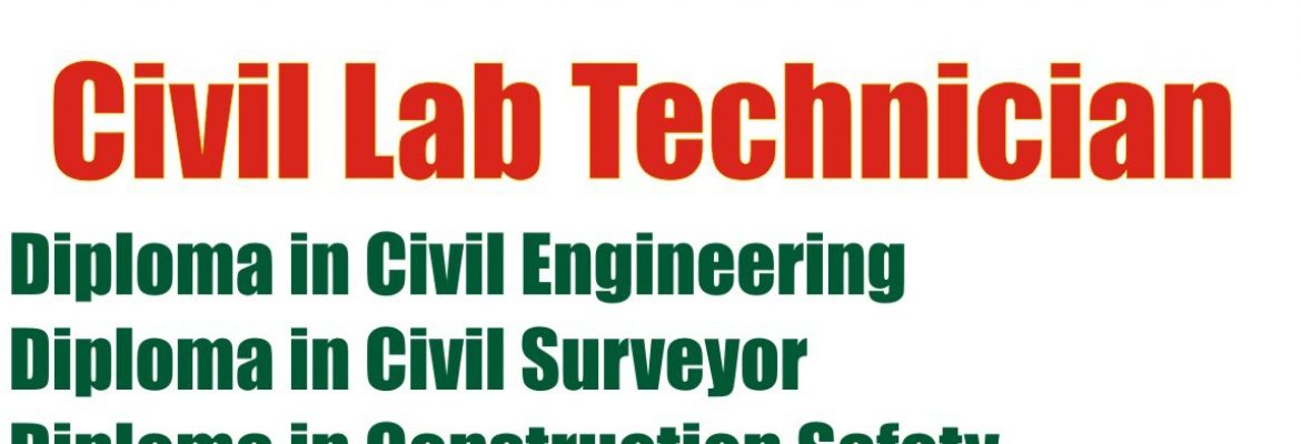 Experience Based Civil Lab Technician Course In Faisalabad
