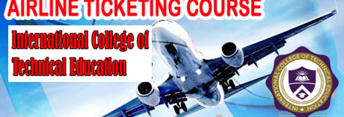 #Diploma In Air Ticketing Course In Dina