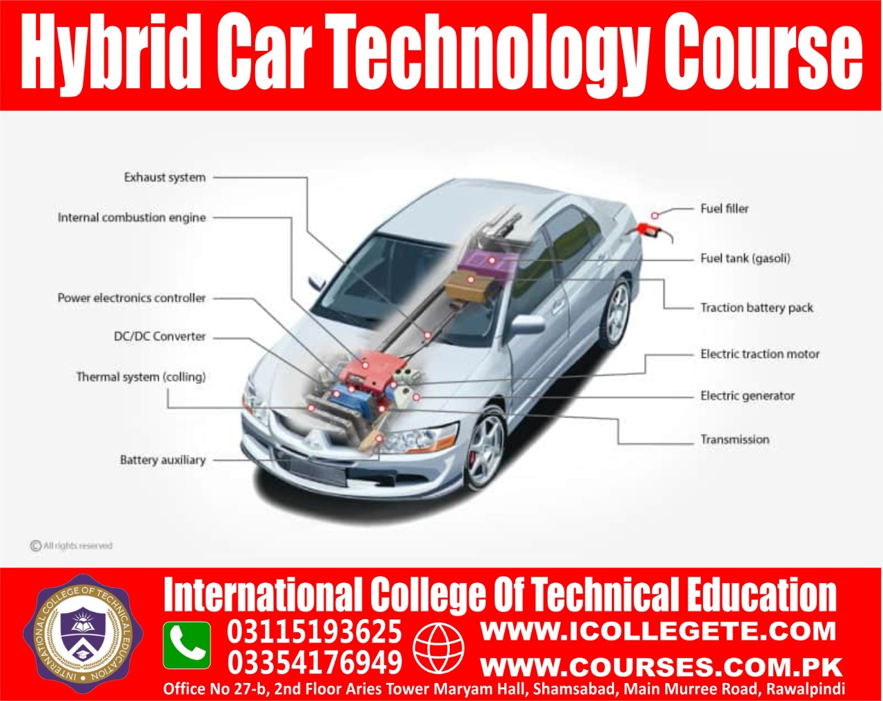 #Diploma In Hybird Car In Chakwal