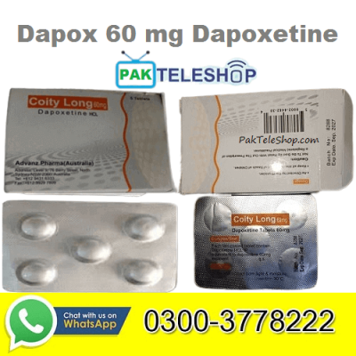 Dapox 60 mg Tablets Price in Pakistan Online Order Now 03003778222